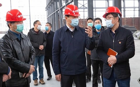 浦江縣委(wei)書記程天(tian)雲調研杭(hang)機浦江建(jian)設項目複(fu)工情況